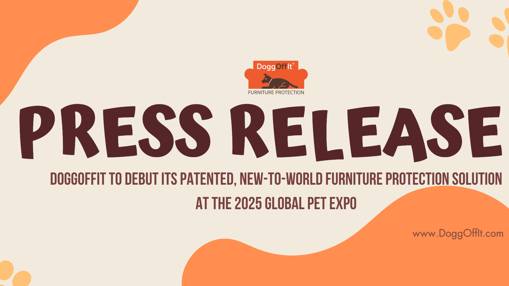 DoggOffIt to Debut Its Patented, New-to-World Furniture Protection Solution at the 2025 Global Pet Expo